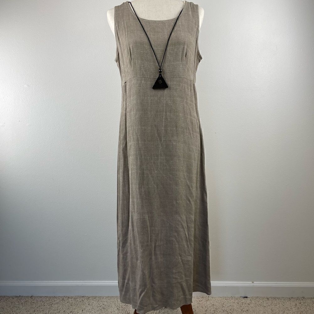 Vintage K Petite Sleeveless Midi Dress Size 12 Petite EUC